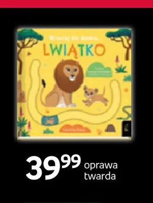 Książka Lwiątko Wilga oprawa twarda promocja w Empik