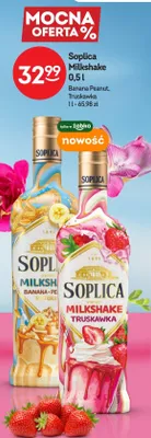 Likier Soplica Milkshake Truskawka promocja w Żabka