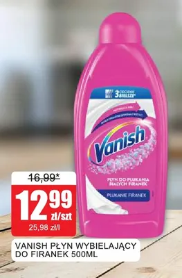 Płyn wybielający do firanek Vanish promocja w Bingo