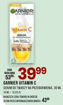 Serum Garnier Vitamin C serum do twarzy wybielające i rozświetlenie promocja w Drogerie Natura