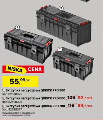 Skrzynka narzędziowa Qbrick Pro 700 promocja w Leroy Merlin