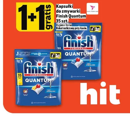 Kapsułki do zmywarki Finish Quantum promocja w TOPAZ