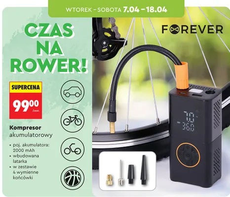 Kompresor akumulatorowy promocja w Biedronka