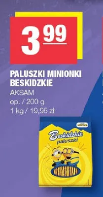 Paluszki Minionki Beskidzkie promocja w SPAR