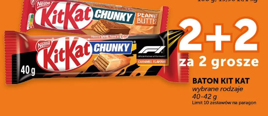 Baton kit kat wybrane rodzaje promocja w Euro Sklep