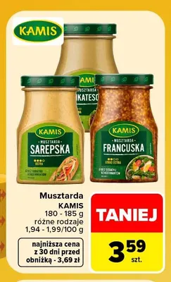 Musztarda Kamis promocja w Carrefour