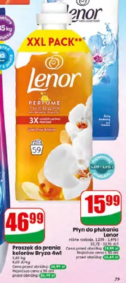 Płyn do płukania Lenor Perfume Therapy Gold Orchid & Vanilla promocja w Dino