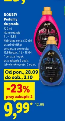 Perfumy do prania Doussy promocja w Lidl