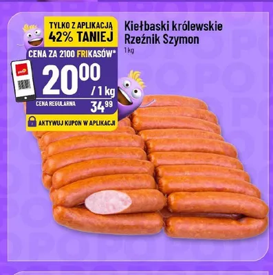 Kiełbaski królewskie Rzeźnik Szymon promocja w POLOmarket