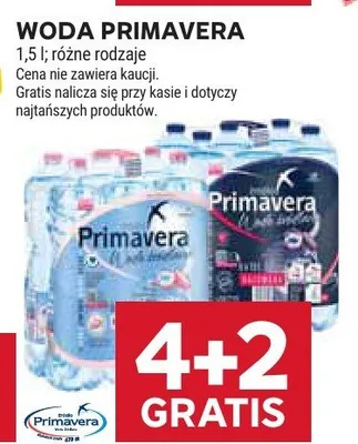 Woda primavera promocja w Stokrotka