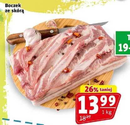 Boczek ze skórą promocja w Prim Market