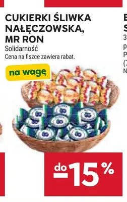Cukierki Śliwka Nałęczowska Solidarność promocja w Stokrotka