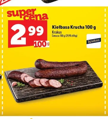 Kiełbasa Krucha Krakus promocja w TOPAZ