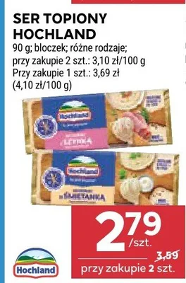 Ser Topiony Hochland promocja w Stokrotka