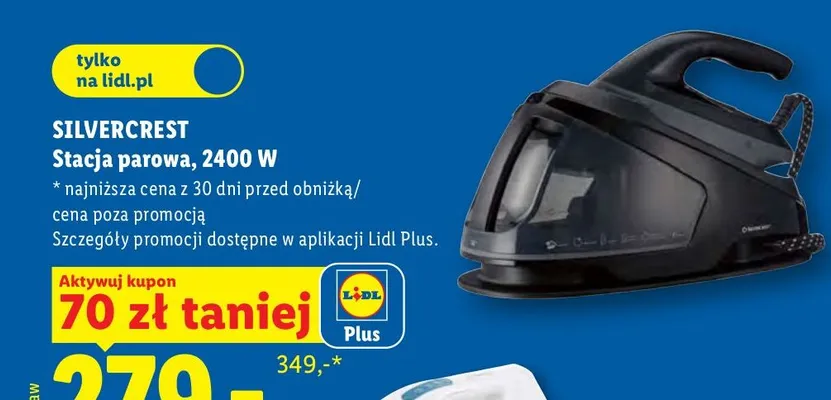 Stacja parowa Silvercrest promocja w Lidl