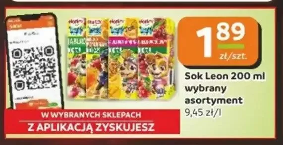 Sok Leon 200ml promocja w Gama