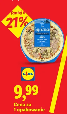 Pizza Capricciosa Chef Select promocja w Lidl