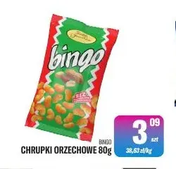 Chrupki orzechowe Bingo promocja w Tomi Markt