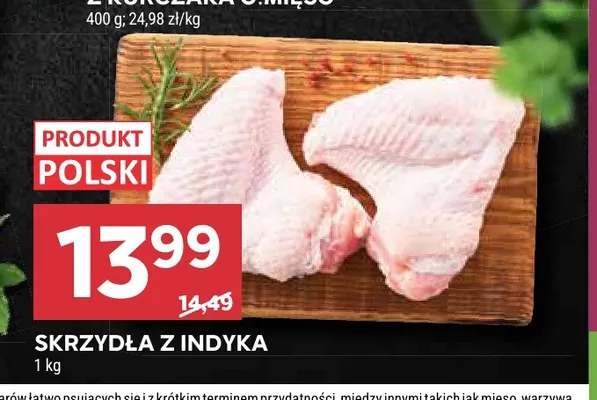 Skrzydła z indyka promocja w Stokrotka