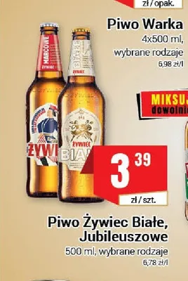 Piwo Żywiec Jubileuszowe promocja w Premium Nasz Sklep