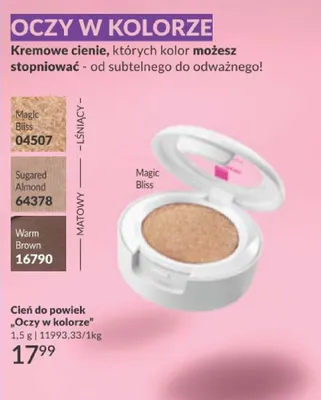 Cień do powiek oczy w kolorze promocja w AVON