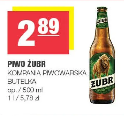Piwo Żubr promocja w SPAR