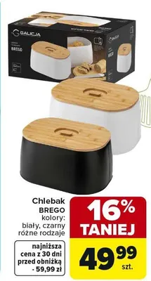 Chlebak kolory: biały, czarny różne rodzaje promocja w Carrefour