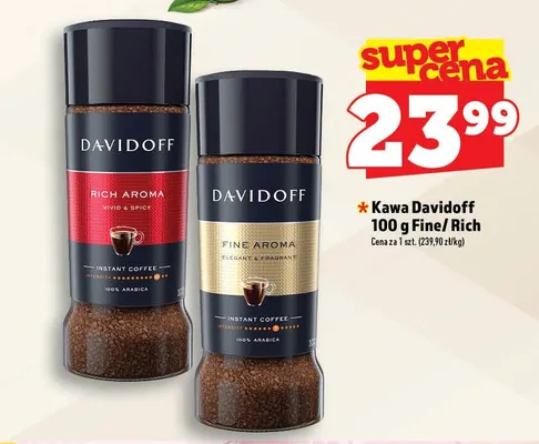 Kawa mielona Davidoff Rich Aroma promocja w TOPAZ
