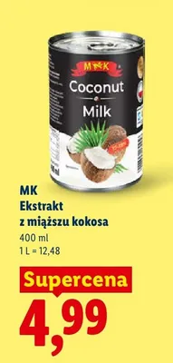 Ekstrakt z miąższu kokosa MK promocja w Lidl