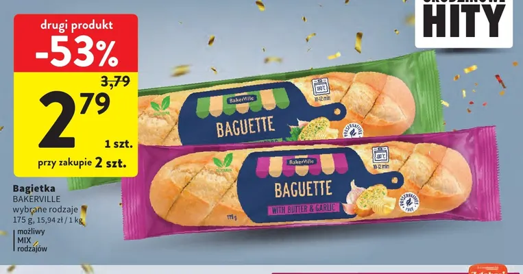 Bagietka Bakerville promocja w Intermarche