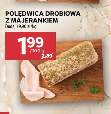 Polędwica drobiowa z majerankiem Duda promocja w Stokrotka