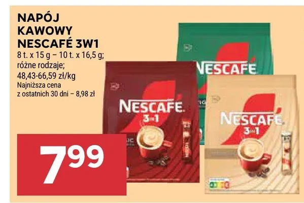 Napój kawowy 3w1 promocja w Stokrotka