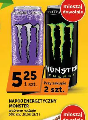 Napój energetyczny Monster Energy promocja w Euro Sklep