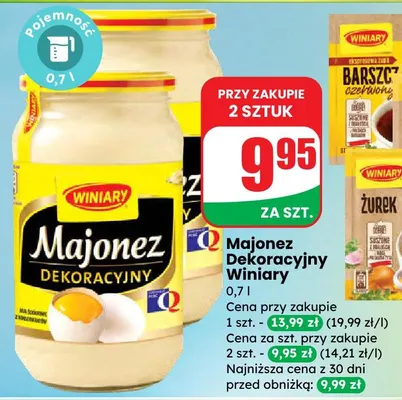 Majonez Dekoracyjny promocja w Dino