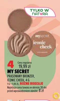 Prasowany bronzer Iconic Cheek My Secret promocja w Drogerie Natura