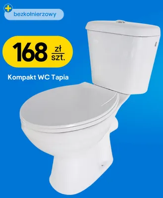 Kompakt Wc Tapia bezkołnierzowy promocja w Castorama