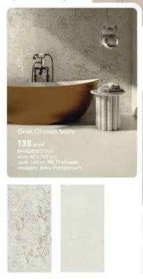 Gres Cronos Ivory promocja w Castorama