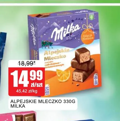 Alpejskie Mleczko Milka promocja w Bingo