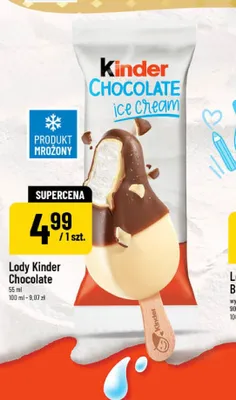 Lody Kinder Chocolate promocja w POLOmarket