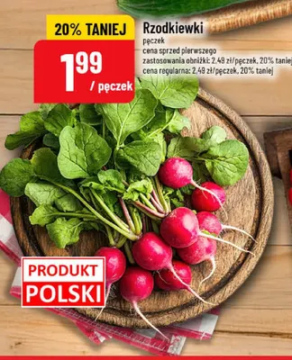 Rzodkiewki promocja w POLOmarket