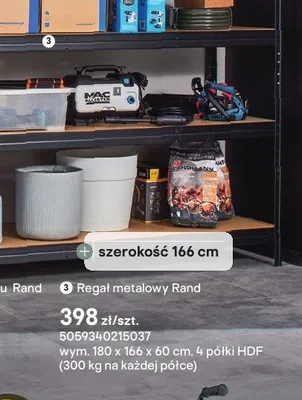 Regał metalowy  promocja w Castorama