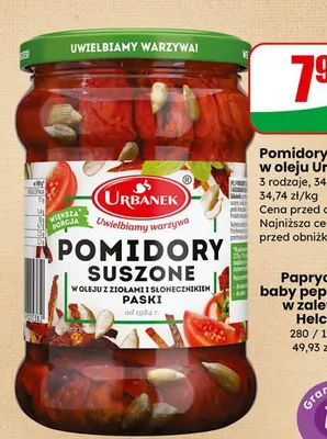 Pomidory suszone w oleju promocja w Dino