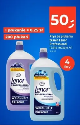 Płyn do płukania tkanin Lenor Professional różne rodzaje, 4 l promocja w Dealz