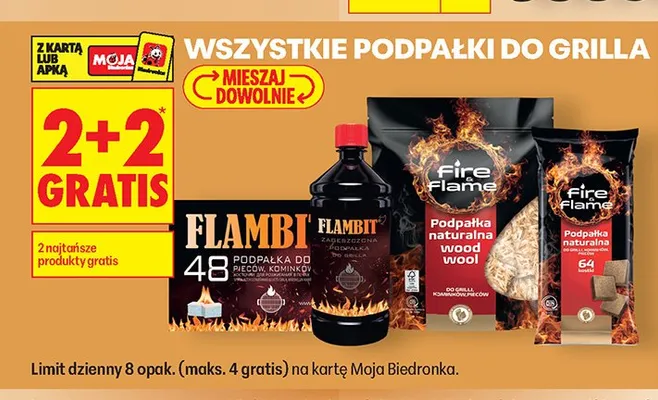 Podpałka naturalna Fire Flame promocja w Biedronka