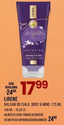 Balsam do ciała Body & Mind promocja w Drogerie Natura