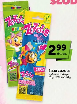 Żelki Zozole promocja w Groszek