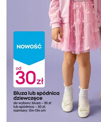 Spódnica dziewczęca promocja w Pepco