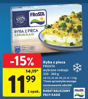 Ryba z pieca promocja w Intermarche