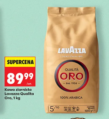 Kawa ziarnista Lavazza Qualita Oro promocja w Biedronka