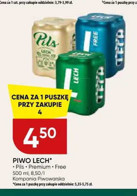Piwo bezalkoholowe Lech Free promocja w Chata Polska
